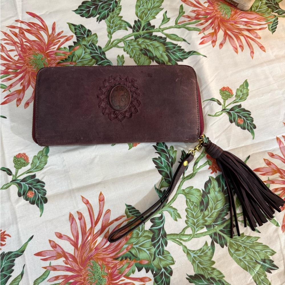 Purple Oiled Suede Wallet Gypsy Soul